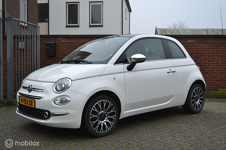 Fiat 500 1.2 Collezione | Panorama dak | Dab+ | Parkeersensoren | Nieuwe distributie | Verkocht